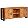 vidaXL Meuble TV Marron 120 x 33 x 50 cm Bois d'acacia massif