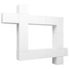 vidaXL Ensemble de meuble TV 9 pcs Blanc Bois d'ing&eacute;nierie