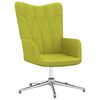 vidaXL Chaise de relaxation Vert Tissu