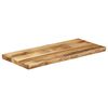 vidaXL Dessus de table bord vivant 80x40x2,5 cm bois de manguier brut