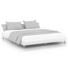 vidaXL Cadre de lit sans matelas blanc 180x200 cm bois d'ing&eacute;nierie
