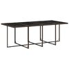 vidaXL Ensemble &agrave; manger de jardin avec coussins 13 pcs marron rotin