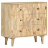 vidaXL Commode 75 x 35 x 75 cm Bois de manguier massif