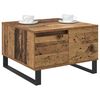 vidaXL Table basse Bois Ancien 55 x 55 x 36,5 cm Bois d'ing&eacute;nierie