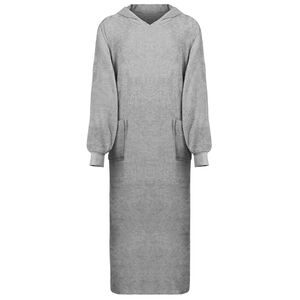 vidaXL Sweat &agrave; capuche couverture KINN Gris XXL Coton