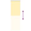 vidaXL Store enrouleur occultant jaune largeur du tissu 60,7 cm