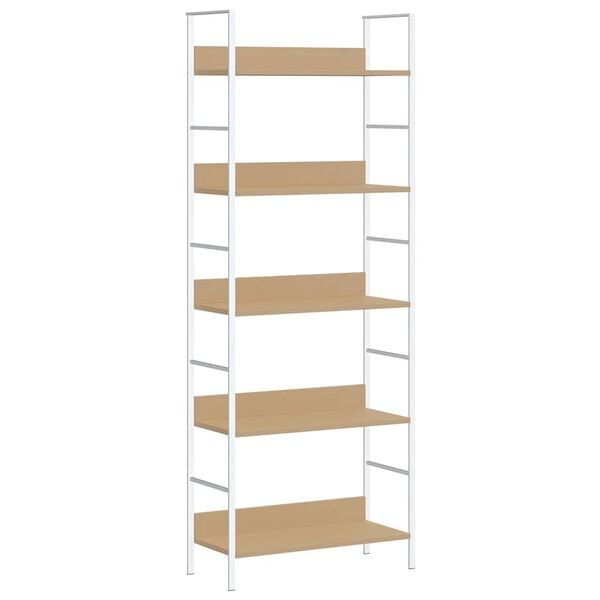 vidaXL Biblioth&egrave;que &agrave; 5 niveaux ch&ecirc;ne 60x27,6x158,5 cm bois ing&eacute;nierie