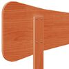 vidaXL T&ecirc;te de lit cire marron 180 cm bois massif de pin