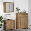 vidaXL Ensemble de mobilier de salle de bain 3 pcs Ch&ecirc;ne artisanal