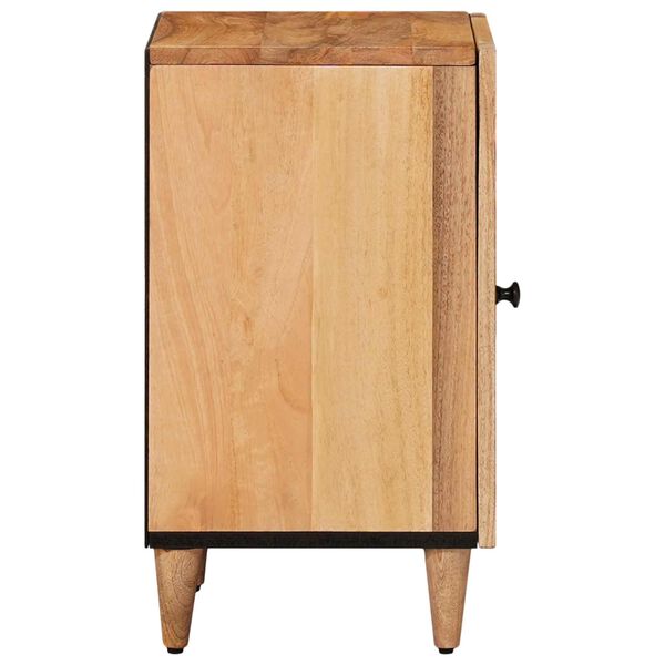 vidaXL Armoire de salle de bain avec porte Naturel 38 x 33,5 x 58 cm