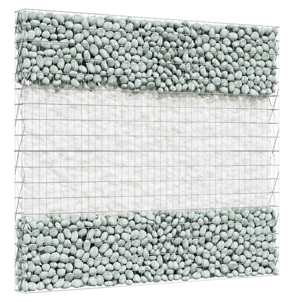 vidaXL Pierres de Jardin Blanc 12 cm Verre