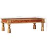 vidaXL Table basse Bois et de manguier 110x60x38 cm