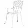 vidaXL Chaise de jardin 2 pcs Blanc 53 x 51 x 88,5cm Aluminium