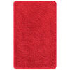vidaXL Tapis de bain antid&eacute;rapant Rouge 60 x 90 cm PP