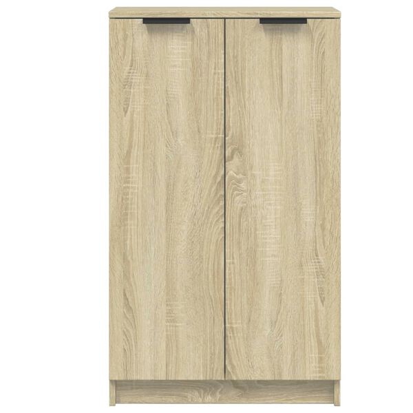 vidaXL Armoire à chaussures Chêne sonoma 59x35x100,5cm Bois d'ingénierie
