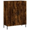 vidaXL Buffet ch&ecirc;ne fum&eacute; 69,5x34x90 cm bois d'ing&eacute;nierie