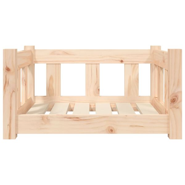 vidaXL Lit pour chien 55,5x45,5x28 cm bois de pin solide