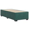 vidaXL Cadre de lit sans matelas vert fonc&eacute; 100x200 cm velours