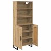 vidaXL Haut Armoire Ch&ecirc;ne artisanal 69,5 x 34 x 180 cm