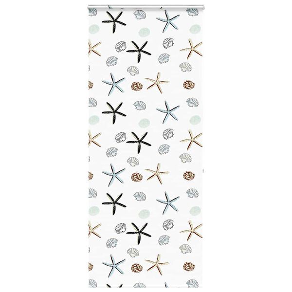 vidaXL Store enrouleur de douche avec cassette largeur du tissu 86 cm