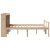 vidaXL Lit bibliothèque sans matelas 160x200 cm bois massif de pin