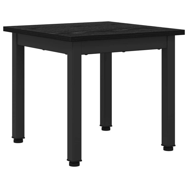 vidaXL Table basse Ch&ecirc;ne noir 40 x 40 x 36 cm Bois d'ing&eacute;nierie