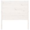 vidaXL T&ecirc;te de lit Blanc 106x4x100 cm Bois massif de pin