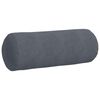 vidaXL Coussins d'accent 2 pcs Gris foncé Ø 25 x 70 cm
