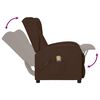 vidaXL Fauteuil de massage &agrave; oreilles marron similicuir