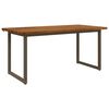 vidaXL Table &agrave; manger carr&eacute;e 160 x 70 x 75 cm Bois d'Acacia Massif