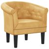 vidaXL Fauteuil dor&eacute; similicuir
