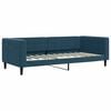 vidaXL Lit de repos sans matelas bleu 90x200 cm velours