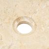 vidaXL Lavabo 40 x 12 cm Marbre Cr&egrave;me