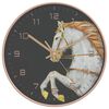 vidaXL Horloge murale dor&eacute; et blanc &Oslash;29,5 cm polystyr&egrave;ne et verre