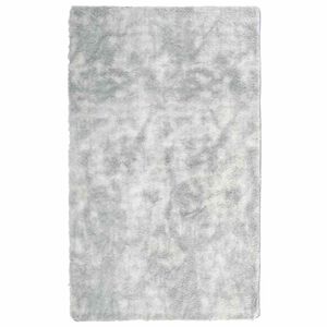 vidaXL Tapis shaggy &agrave; poils longs NAVARRA gris argent&eacute; 80x150 cm