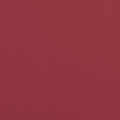 vidaXL Coussins de banc de jardin lot de 2 rouge bordeaux tissu Oxford