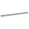 vidaXL Bordure de Pelouse 30 pc 102 x 4 x 4 cm Acier Argent&eacute;