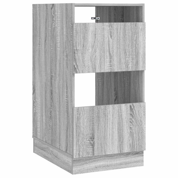 vidaXL Armoire &agrave; Laver avec stockage Gris Sonoma Bois d'ing&eacute;nierie