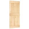vidaXL Porte NARVIK 90 x 210 cm Bois de pin massif (non trait&eacute;)