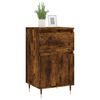 vidaXL Buffets 2 pcs ch&ecirc;ne fum&eacute; 40x35x70 cm bois d'ing&eacute;nierie