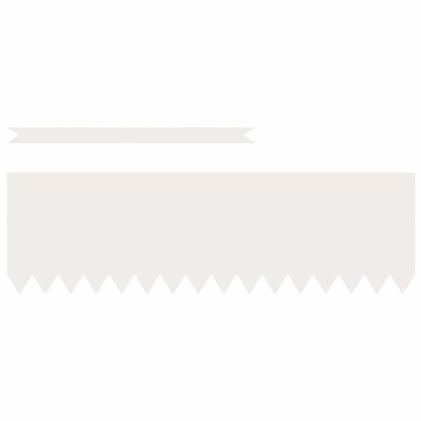 vidaXL Bordure de Pelouse 50 pcs Blanc 100 x 0.05 x 20 cm