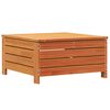 vidaXL Repose-pied de jardin cire marron 62x63,5x32 cm bois pin massif