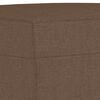 vidaXL Repose-pied Marron 60x50x41 cm Tissu
