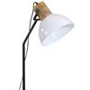 vidaXL Lampadaire 25 W blanc 30x30x100-150 cm E27