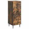 vidaXL Buffet Ch&ecirc;ne fum&eacute; 33 x 34,5 x 89,5 cm Bois d'ing&eacute;nierie