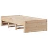 vidaXL Cadre de lit sans matelas avec tiroirs 75x190 cm bois de pin