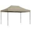 vidaXL Tente de f&ecirc;te Taupe 279 x 410 x 315 cm Tissu Oxford