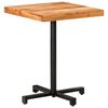 vidaXL Table de bistro Carr&eacute;e 60x60x75 cm Bois d'acacia massif