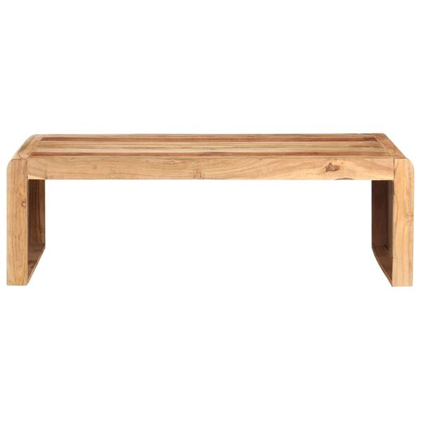 vidaXL Table basse 110x63x35 cm Bois d'acacia massif