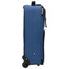vidaXL Ensemble de bagages de voyage bleu tissu